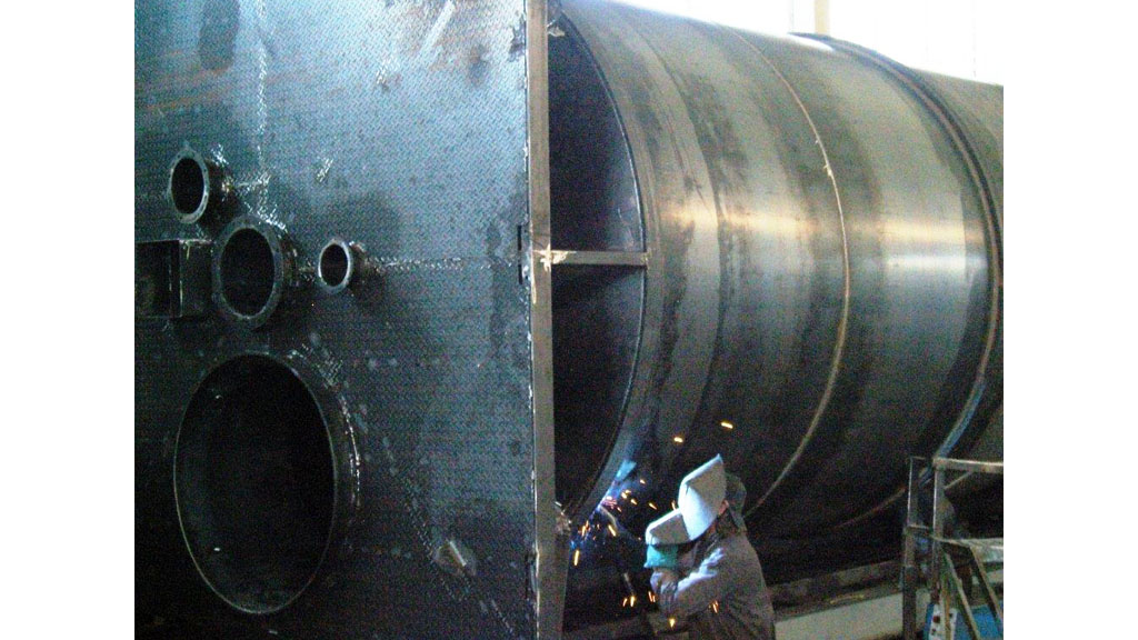 Saldatura silos in acciaio