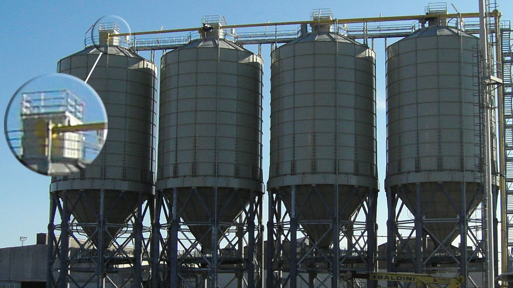 Filtri Depolveratori industriali su impianto silos