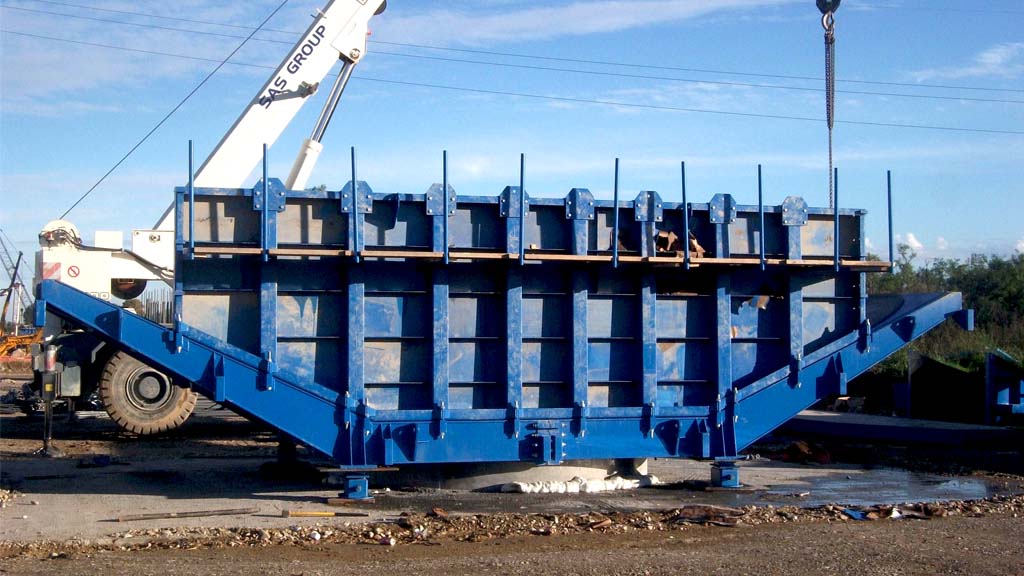 Casseforme per pulvino di viadotto